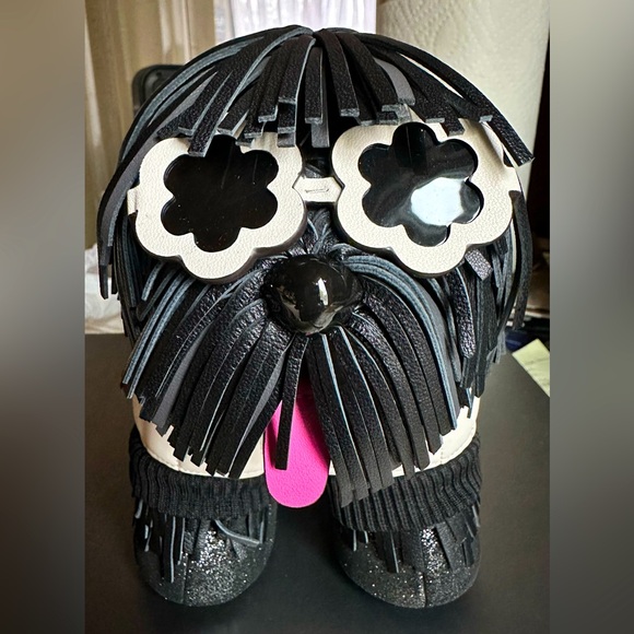 kate spade Handbags - Kate Spade Shaggy Fringed 3d Dog Crossbody. NWT and dust bag.